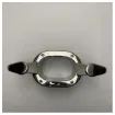 Picture of High-Quality Stainless Steel Oval Marine Cleat with Dual Clamps for Secure Boat Line Attachment