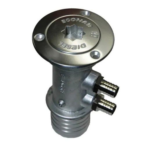 Picture of Econab ECDI03 Marine Diesel Fuel Connector - Durable Stainless Steel & Aluminum Fuel Line Fitting