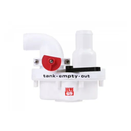 Picture of RM69 witte 3-weg toiletklep voor gesloten - tank - overboord - 804