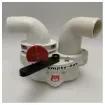 Picture of RM69 witte 3-weg toiletklep voor gesloten - tank - overboord - 804