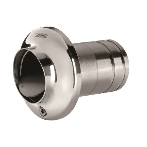 Picture of Vetus Stainless Transom Exhaust Connection TRC90SV - 90 mm