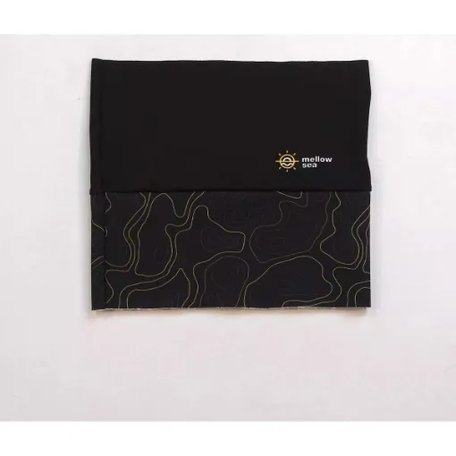 Picture of Water-Repellent Black/Yellow Fleece Neck Warmer Mellow Sea Anfibi