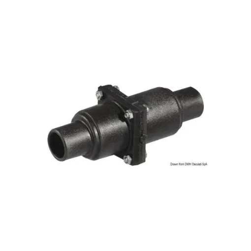 Picture of <p>Whale Marine Black In-Line Check Valve 38mm - Durable Non-Return Valve for Pump and Hose Systems</p>