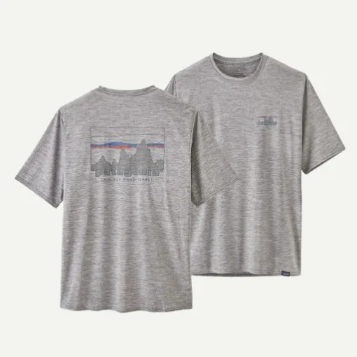 Picture of Men's Cap Cool Daily Graphic Shirt '73 Skyline: Feather Grey Patagonia