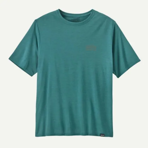 Picture of Men's T-shirt M's Cap Cool Daily Graphic Shirt Strataspire: Wetland Blue X-dye Patagonia