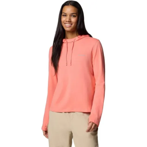 Picture of W Sun Trek Ls Hoodie Alpenglow | Columbia