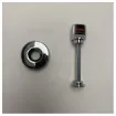 Picture of Olivari Chrome Door Latch with Rosette H107/R6 - Durable Marine-Grade Brass Hardware