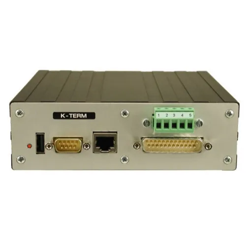 Picture of K-Term 82 Motorola Marine I/O Module Telemetry Box - Durable Aluminium Housing for Reliable Maritime Data Transmission