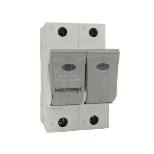 Picture of <div>Mersen 63A 2-Pole Power Switch Disconnector Fuse for Marine Electrical Installations - J1012606B</div>