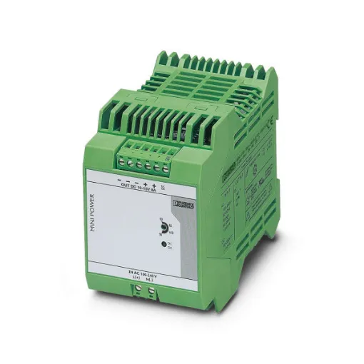 Picture of <p>Phoenix Contact Marine Power Supply Unit 10-15V DC, 8A with Robust DIN-Rail Mounting for Industrial & Maritime Applications</p>