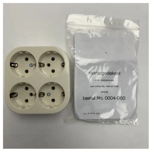 Picture of <p>Marine Grade Power Wall Socket with Four Double Outlets - Weatherproof & Durable</p>