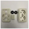 Picture of <p>High-Quality Dual Schuko Wall Socket for Marine Use - Waterproof and Durable Electrical Outlet</p>