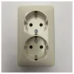 Picture of <p>High-Quality Dual Schuko Wall Socket for Marine Use - Waterproof and Durable Electrical Outlet</p>