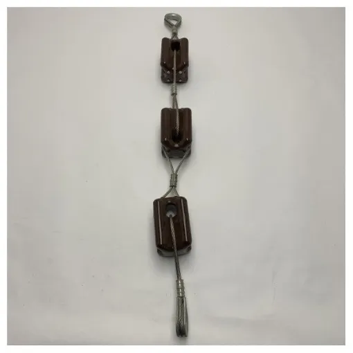 Picture of <p>Marine Ceramic Cable Insulator with Stainless Steel Clamps - Weatherproof and Durable Protection for Offshore and Ship Applications</p>