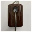 Picture of <p>Marine Ceramic Cable Insulator with Stainless Steel Clamps - Weatherproof and Durable Protection for Offshore and Ship Applications</p>