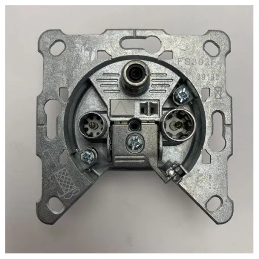 Picture of Hirschmann TV/FM/SAT Wall Socket - Durable Metal Marine-Grade Connector for Reliable Signal Reception