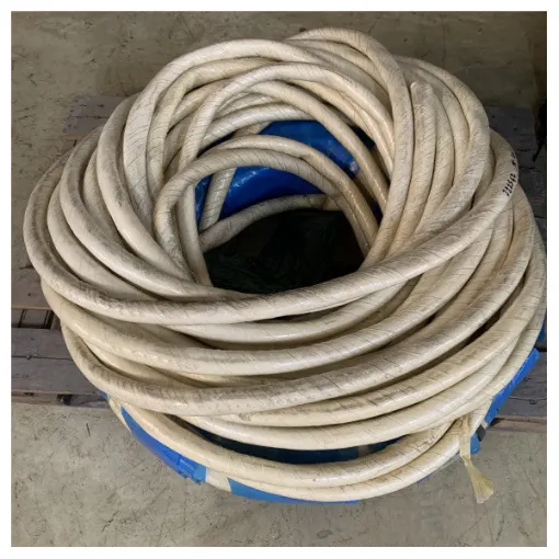 Picture of <div>White Waterproof Oil-Resistant Flexible hose for Marine and Industrial Pipelines - 22mm Diameter, 40m Roll</div>
